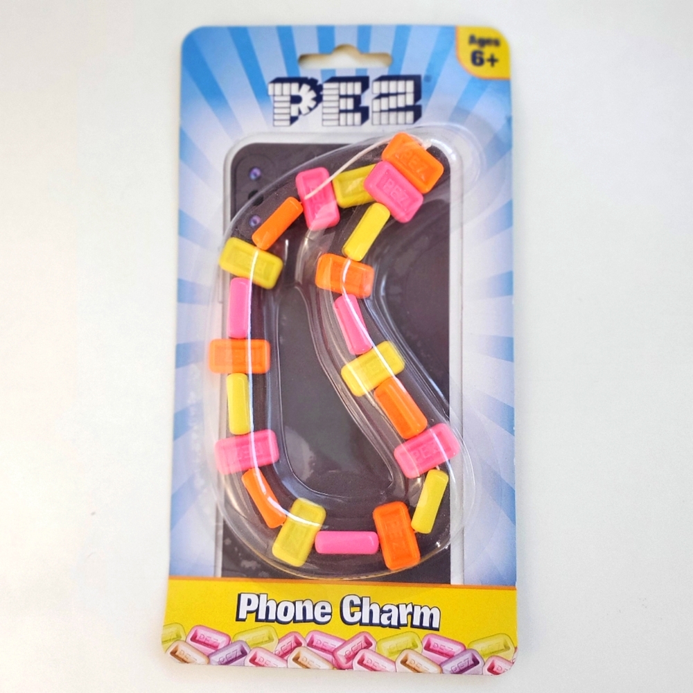 📱 PEZ Candy-Inspired Phone Charm | 2023 Collectible Accessory | NIP
